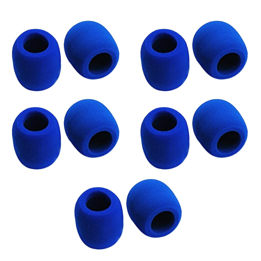 Blue Microphone Cover Microphone Windscreen Foam Cover Top Grade 10 Pack