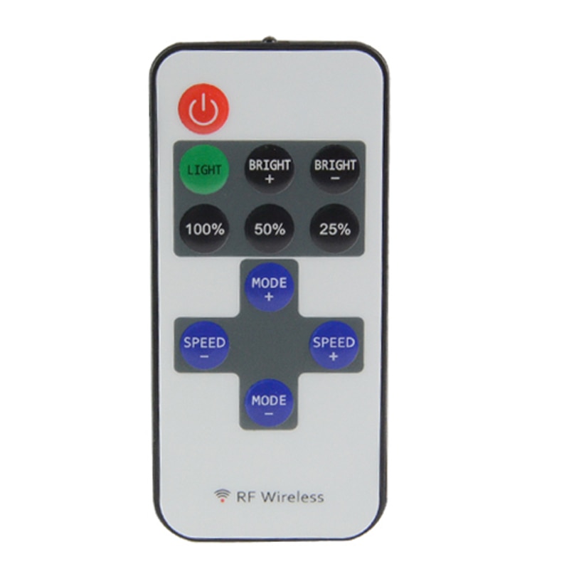 10 Keys RF Wireless Single Color Led Strip Dimmer DC 12V 10Keys Remote Controller For SMD 5050 2835 3014 5630 LED Strip Light