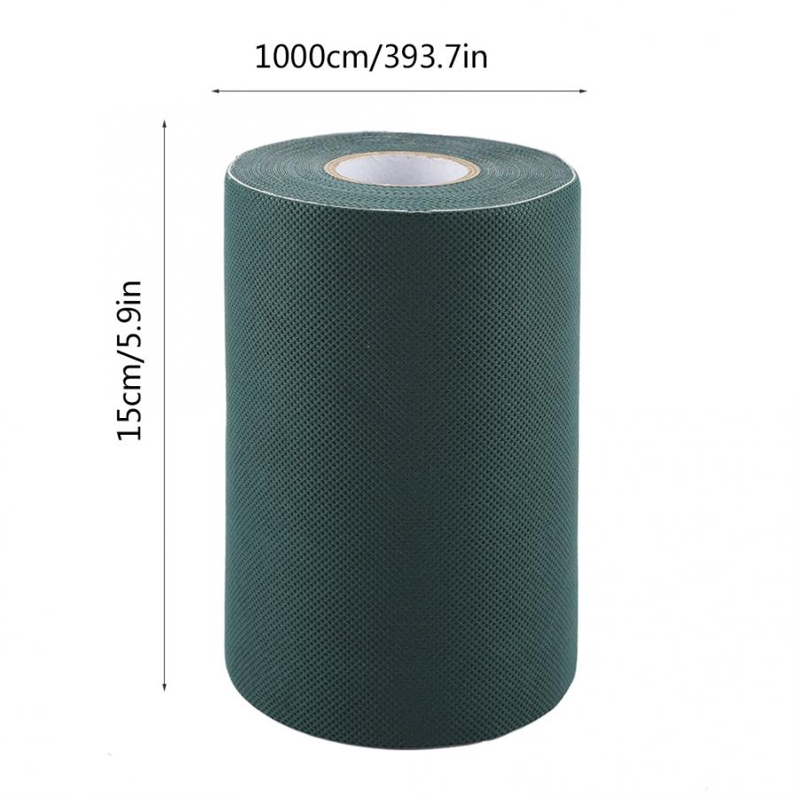 Artificial Grass Ootdty 15*1000cm Self Adhesive Joining Green Tape Synthetic Lawn Grass Artificial Turf Seaming Home