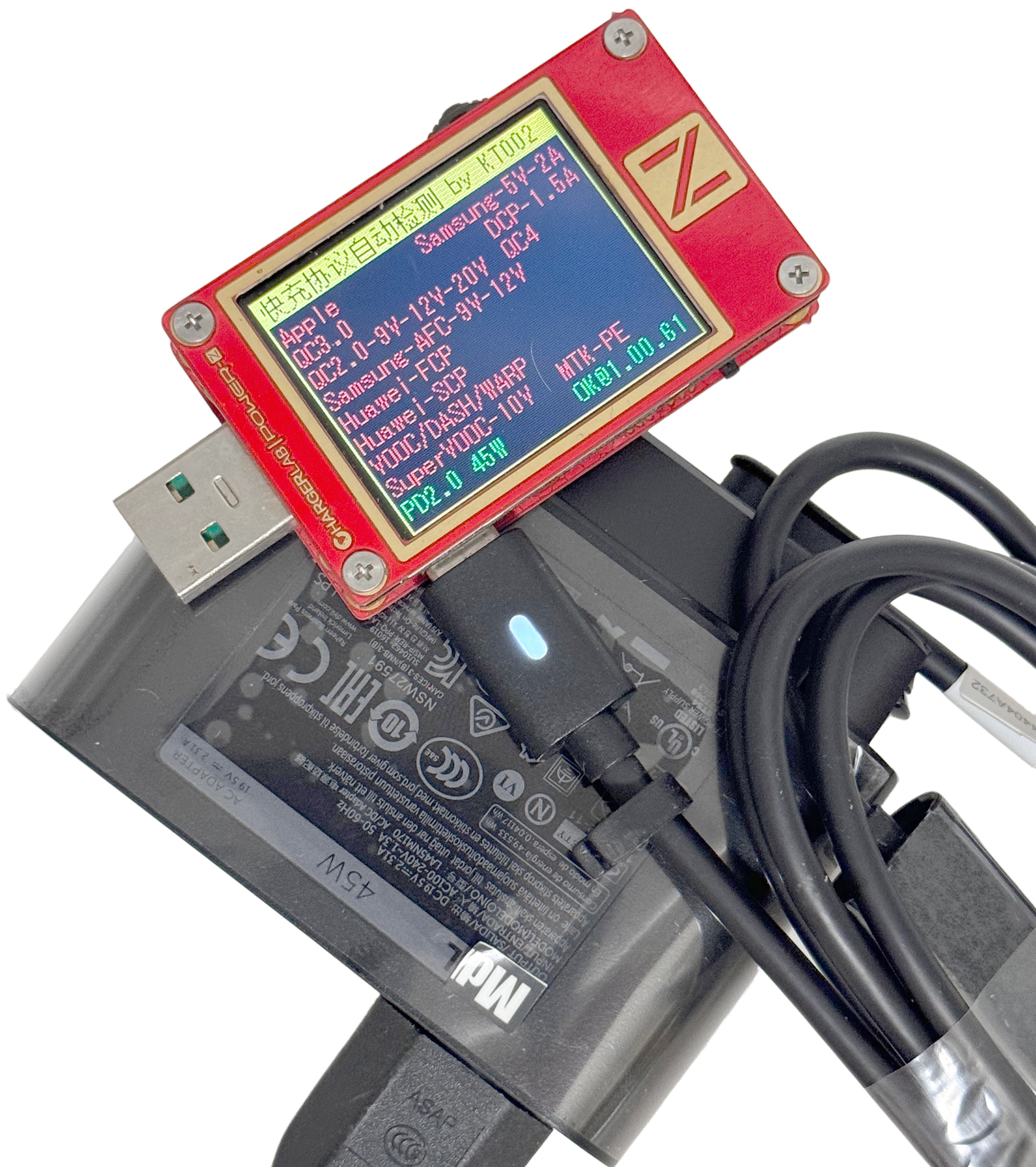 Genuine 19.5V 2.31A 45W AC Adapter 43Wh Laptop Hybrid Power bank for Dell XPS 4.5*3.0 7.4*5.0 USB-C TYPE-C SMP43PH170 LA45NM170