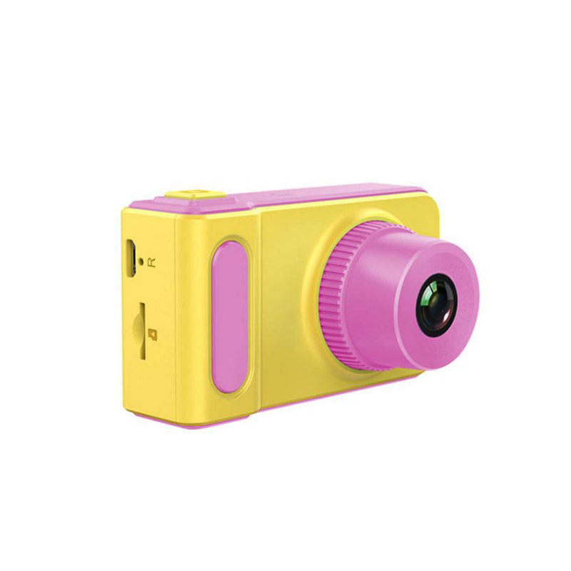 Digital Kamera 1080P Mini Cam Für Kinder Baby Nette Cartoon Kamera Multi funktionale Spielzeug Kamera Kinder Kinder Spielzeug: Rosa