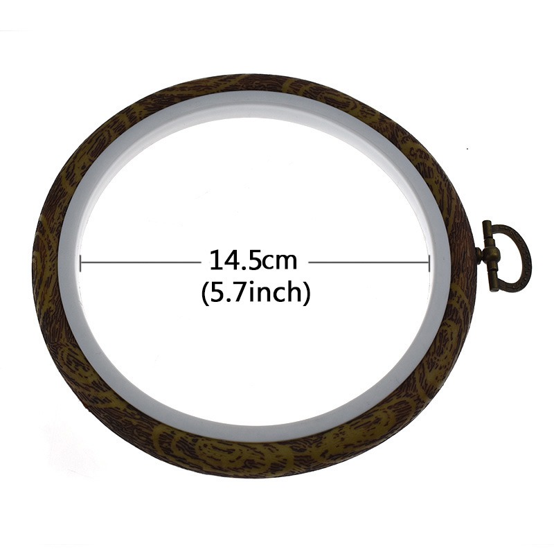 1pc Embroidery Hoop Photo Frame Cross Stitch Hoop Ring Embroidery Circle Sewing Kit Frame Craft For Art Craft Sewing Hang Decor: C