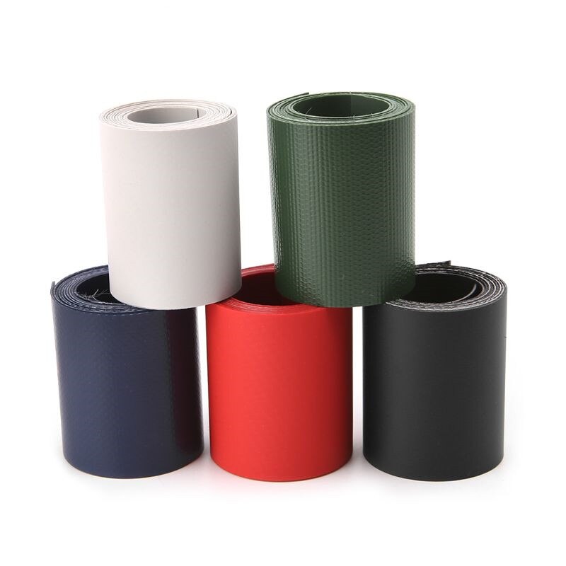 1Roll 50*1000mm Inflatable Boat Kayak Rubber Boats Special Damage Leak PVC Repair Patch Kit Glued Waterproof Vulnerability Patch