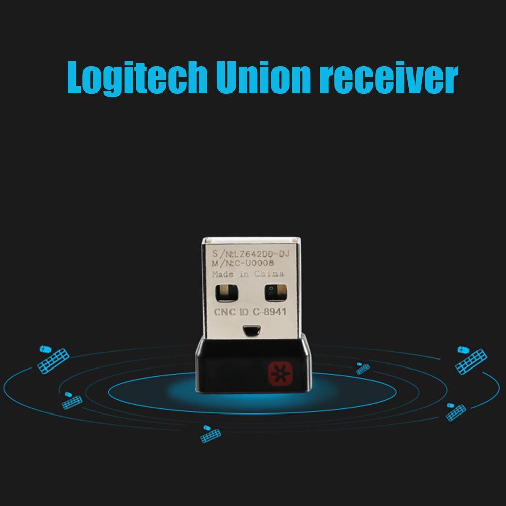 Keyboard Mouse Receiver for Logitech Youlian Receiver Wireless Keyboard Mouse Keyboard Receiver Single Pass Six-channel