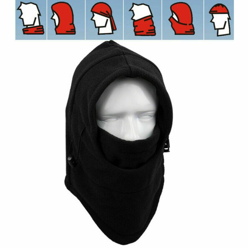 Winter Ski Maske Halstuch Sturmhaube Motorrad Mütze Schlauchschal Halswärmer DE