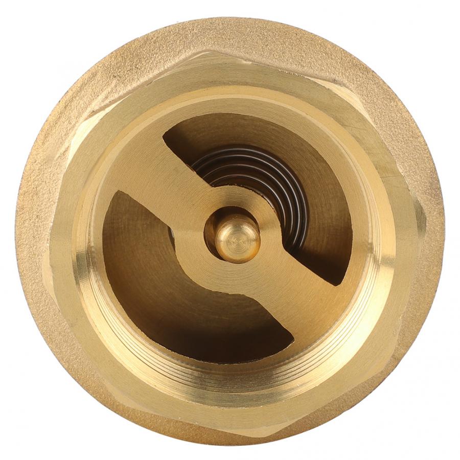 1 PCS Threaded Check Valve High Accuracy Brass Check Valve One Way Non-Return For Water Gas Oil clapet anti retour
