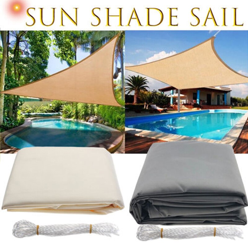 Toldo impermeable para exteriores, refugio triangular Oxford, carpa, toldo, vela de sombra para jardín, Patio, playa, lona de acampada, viaje