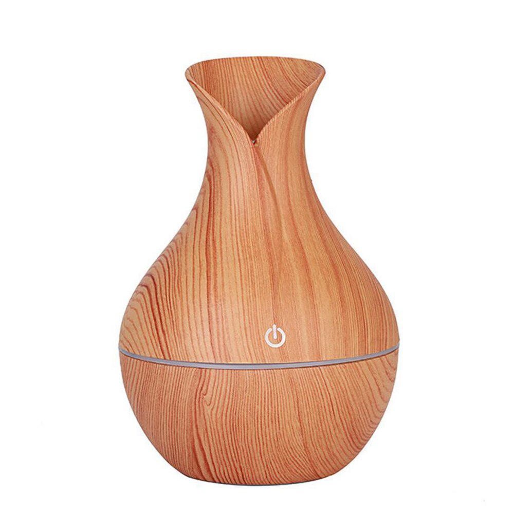 USB LED Humidifier Aromatherapy Wood Grain LED Lig... – Grandado