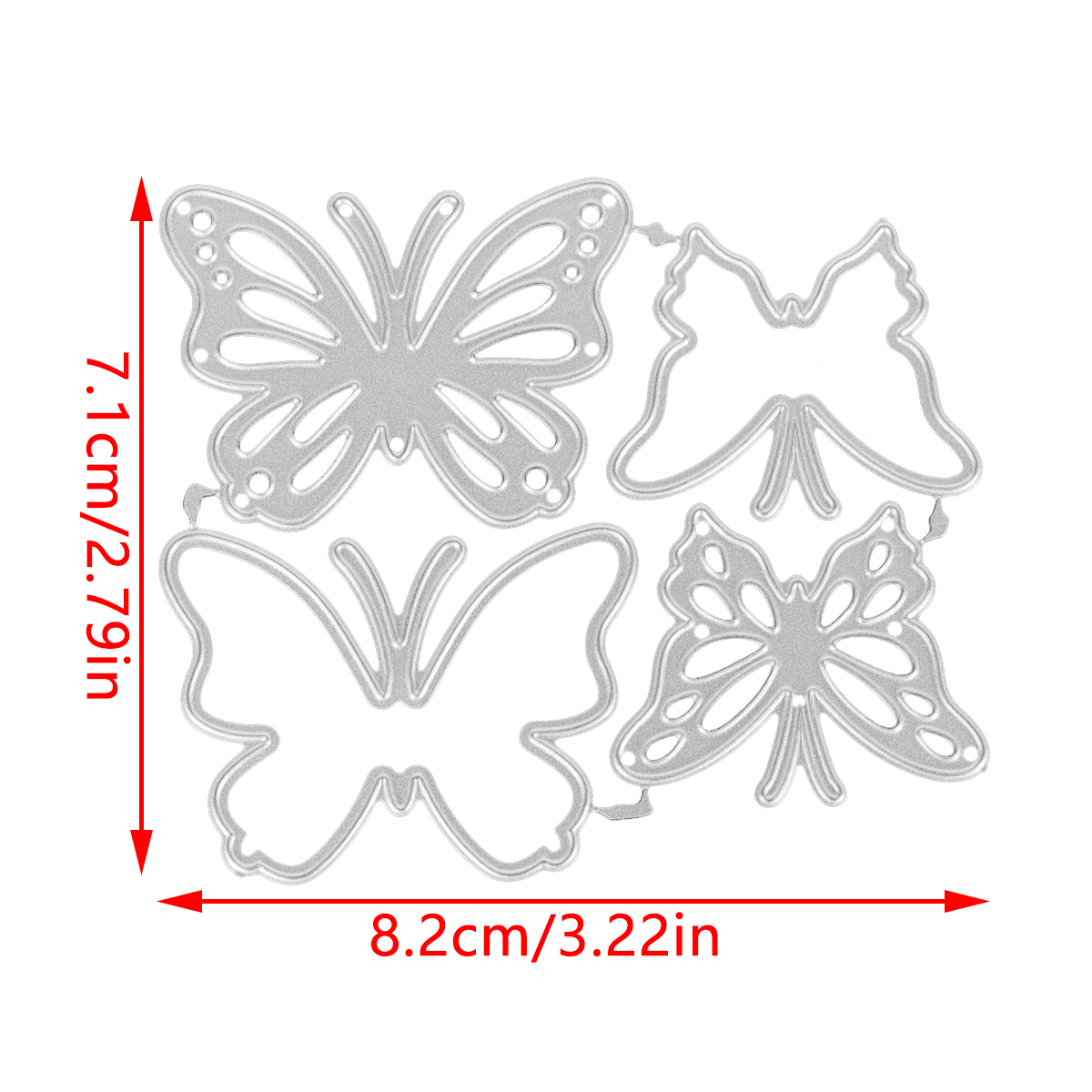 Troqueles de corte de mariposa, combinación de pla... – Grandado, image size:1200x1200