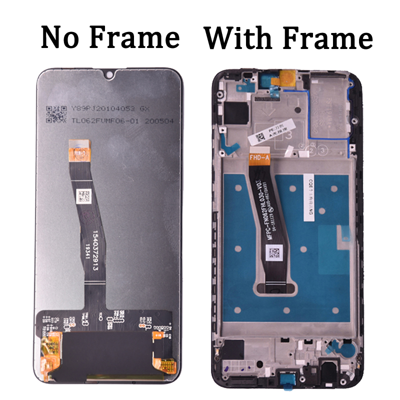 Oryginał robić wyświetlacza LCD Huawei Honor 10 lite z ekranem dotykowym Digitizer montaż z ramką robić honor 10i HRY-LX1 LCD