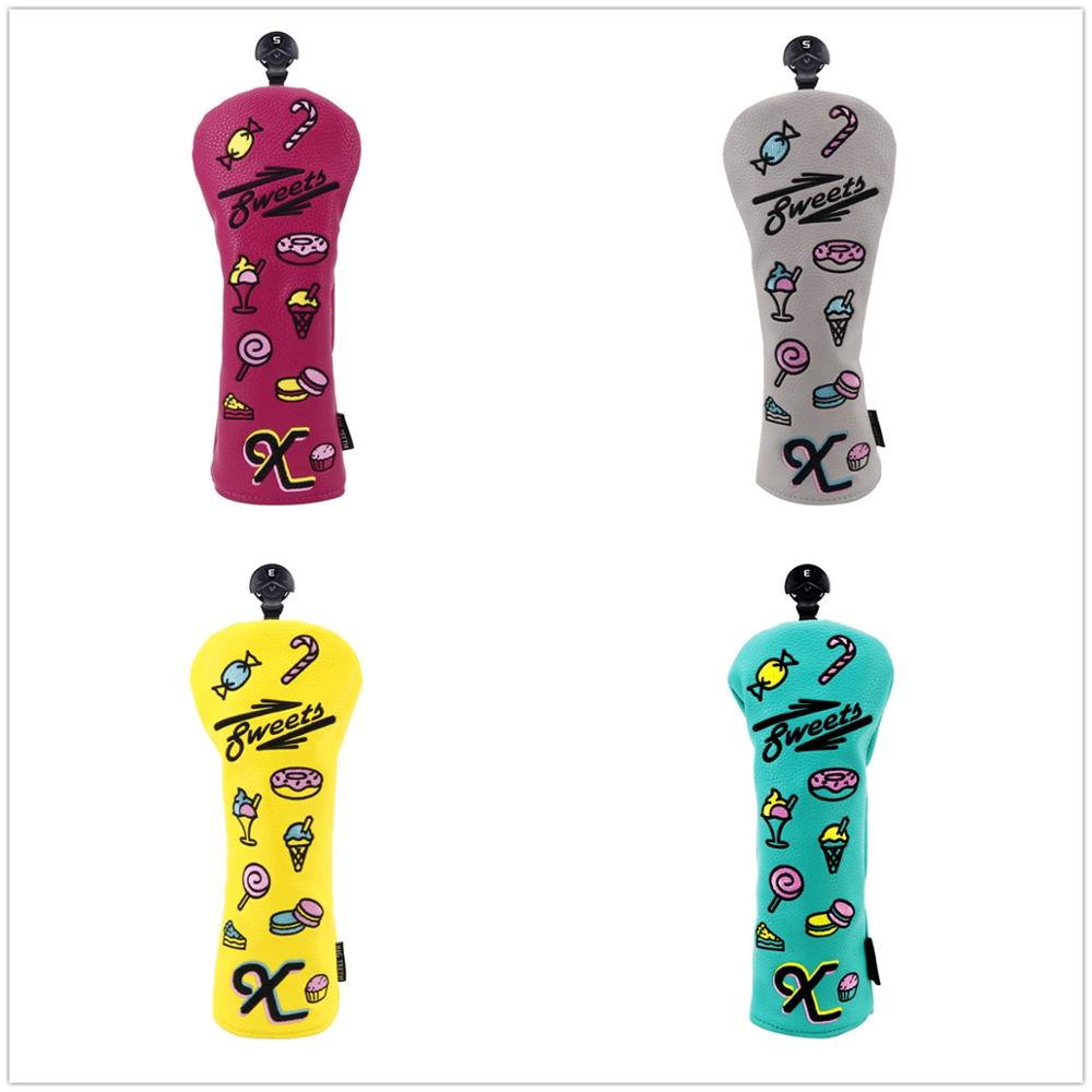 Kuljettaja väylä hybridi headcover golf kattaa mailat suojelija multi style