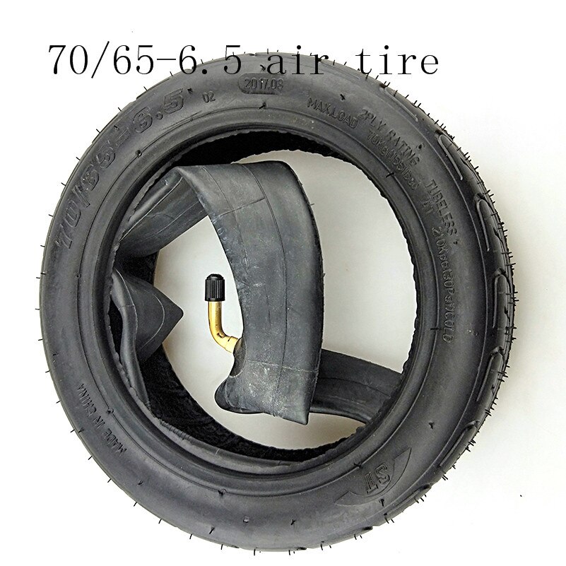 70/65-6.5 renkaan sisäkumi  or 70/65-6.5 tubeless tyhjiörengas xiaomi mini pro sähköiseen tasapainoskootteriin 10 '' skootterin pyörän rengas
