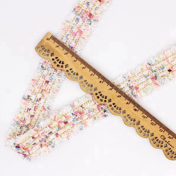 5yard Lace Trim Sewing Braided Lace Ribbon DIY Clothes Dress Edge bag shoulder strap hair accessories handmade materials: color 5