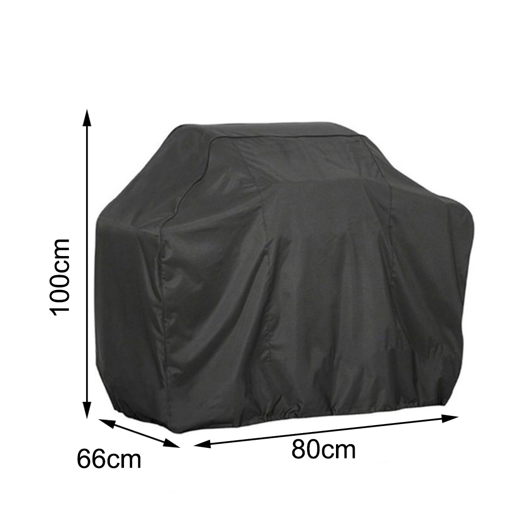 Anti Stof Waterdicht 77X5 8Cm/80X66X100Cm Grill Cover Rond Bbq Grill Hoes Regen Beschermende Camping Buiten Barbecue Hoes: WHITE