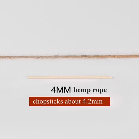 Naturlig jute uden farvet gør-det-selv håndværk hamp reb hænge mærke flaske indpakning snore tråd håndværk dekoration jute reb 2mm 8mm 10mm- 14mm: 3mm 400m