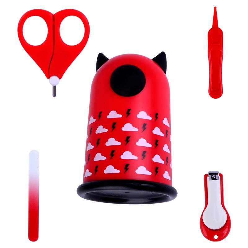 1 Set Draagbare Nail Trimmers Kit Nagelschaartje Clipper Nagelvijl Voor Baby Baby: evil