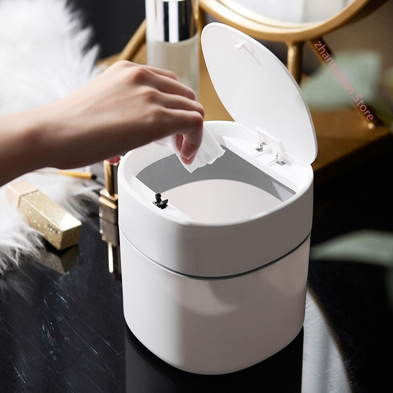 Mini Kleine Abfall Mülleimer Schreibtisch Müll Korb Hause Tisch Kunststoff Mülleimer Büro Liefert Mülleimer Kleinigkeiten Fass Kasten