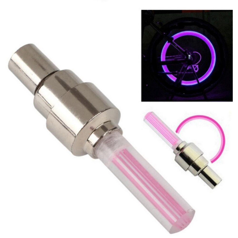 2 / 4 Pcs Ventiel Security Ultra-Heldere Led Cap Meerdere Kleuren Skull Head Voor Fiets Auto motorfiets Wiel Band Licht