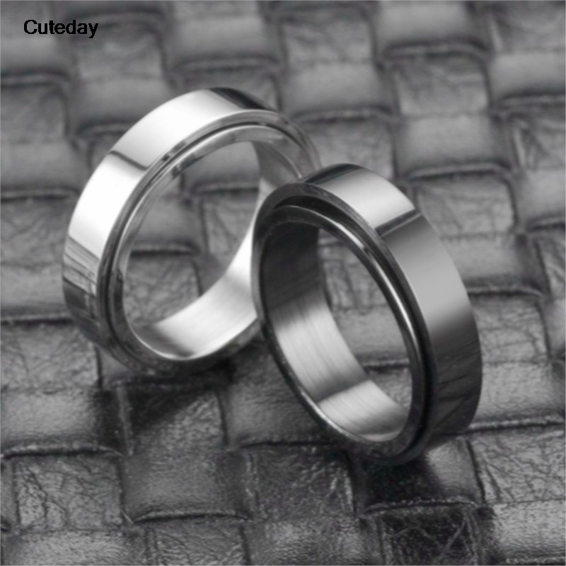 Anti Stress Anxiety Fidget Spinner Couple Rings Fo... – Grandado