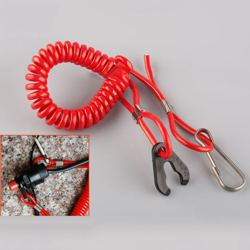 General Boat Outboard Engine Motor Kill Stop Switch & Safety Tether Lanyard Easy To Install Will Cut Power/ignition