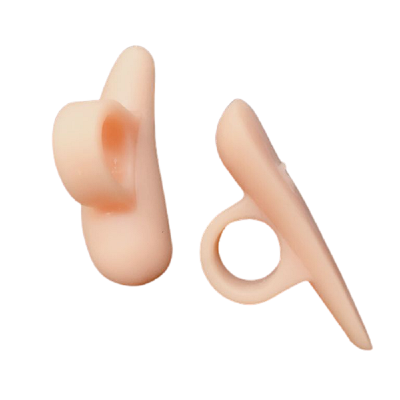 4 stuks = 2 paar Voetverzorgingshulpmiddelen Siliconen Gel Hammer Teen Splitter Orthese Straightener Protector Corrector Overlappende Pedicure