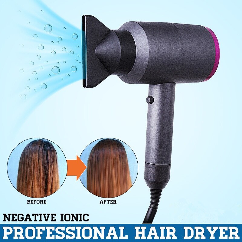 3 in 1 blow dryer Air Blow air brush Hair Dryer Mini Home & Travel Use Hair Dryer with 3 changeable nozzles