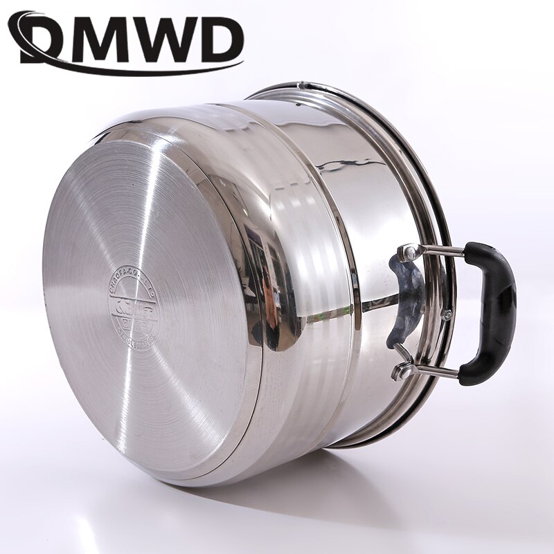 DMWD Gas Stove Air Popcorn Machine Hand-cranked Single Pot Popcorn Maker Pot Commercial Home Use Manual Corn Pressure Cooker