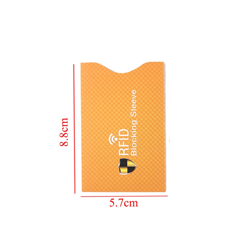 5Pcs Anti Diefstal Voor Rfid Credit Card Protector Blokkeren Kaarthouder Sleeve Skin Case Covers Bescherming Bankkaart Geval