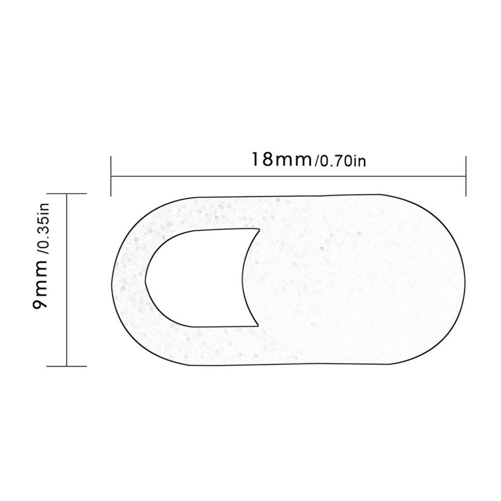 WebCam Cover Shutter Magnet Slider Antispy Camera Cover For iPad PC Web i Phone Laptop Macbook Tablet lenses Privacy Sticker