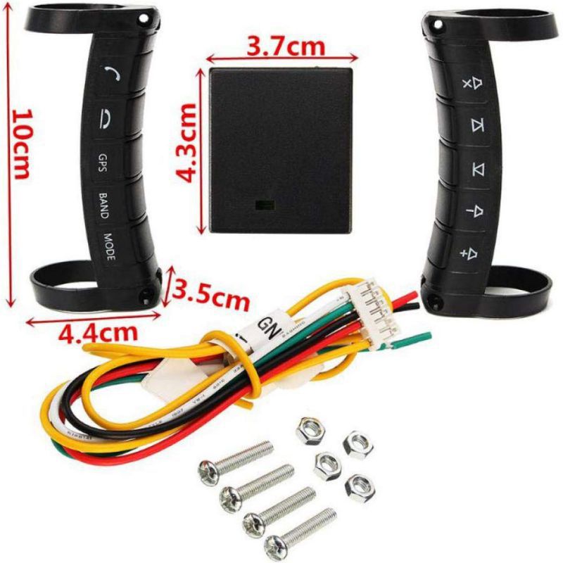 Draadloze stuurwielknop afstandsbediening universele afstandsbediening auto stuurwielknop voor autonavigatie bluetooth -