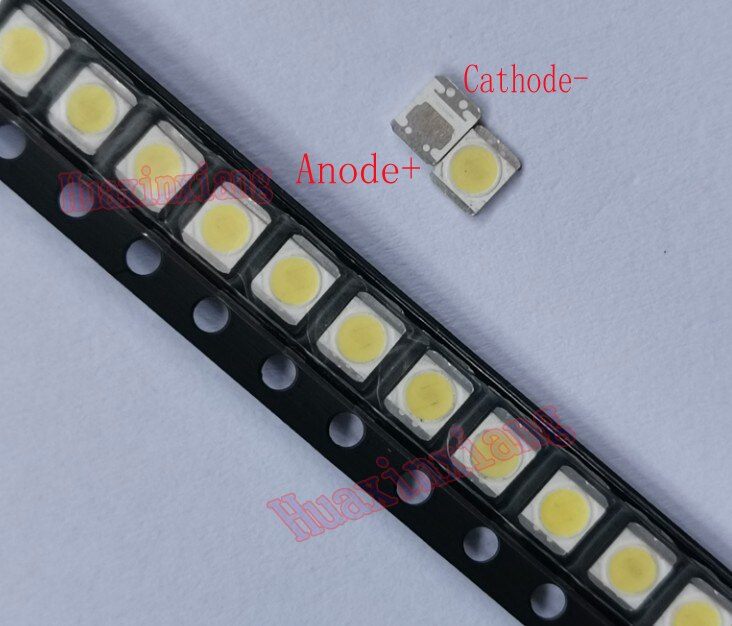 100 Stks/partij 3528 2835 3V Smd Led 1W Koud Wit Voor Lg Innotek Tv/Lcd Backlight