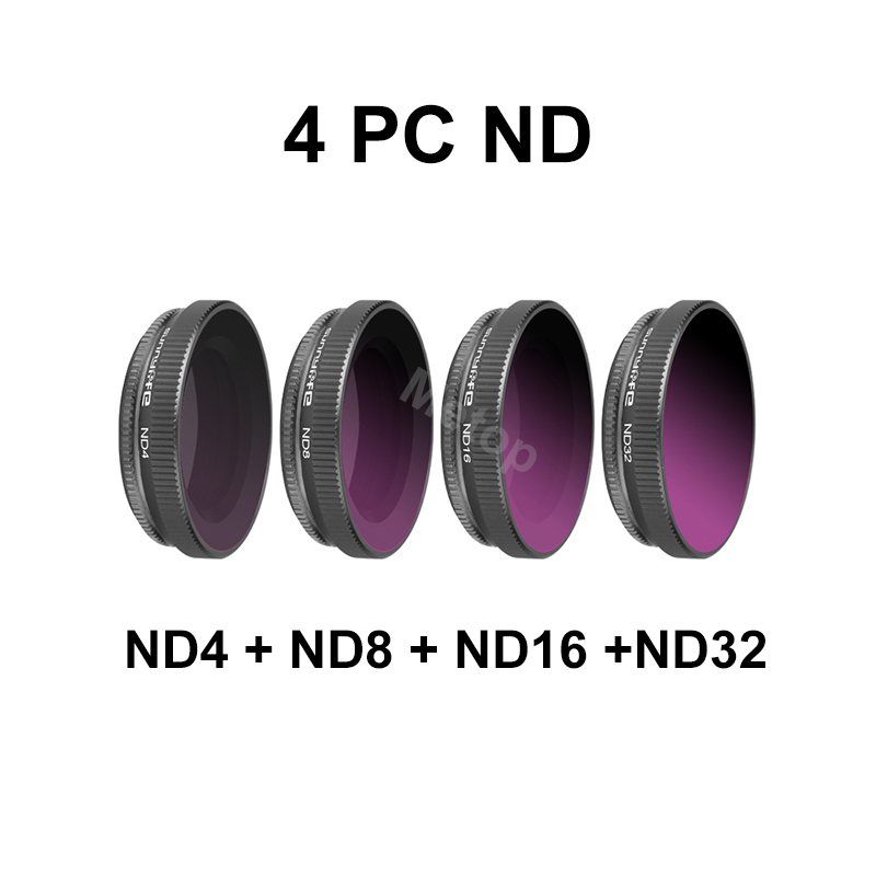 Tauchen Filter CPL Polar Filter für DJI OSMO Action ND 4 8 16 32 UV Schützen Objektiv Filter Für OSMO action Kamera Objektiv Zubehör: 4 PC ND