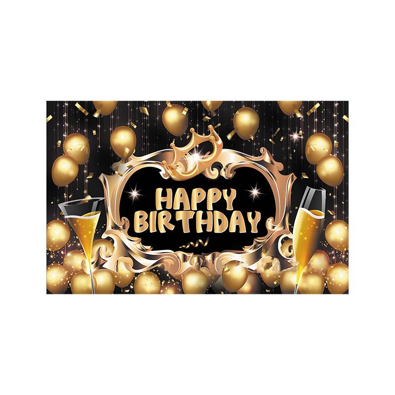 30th 40th 50th bursdagsfestpynt for menn og kvinner svart og gull festutstyr sett servise tallerkener kopper servietter duk: Lilla