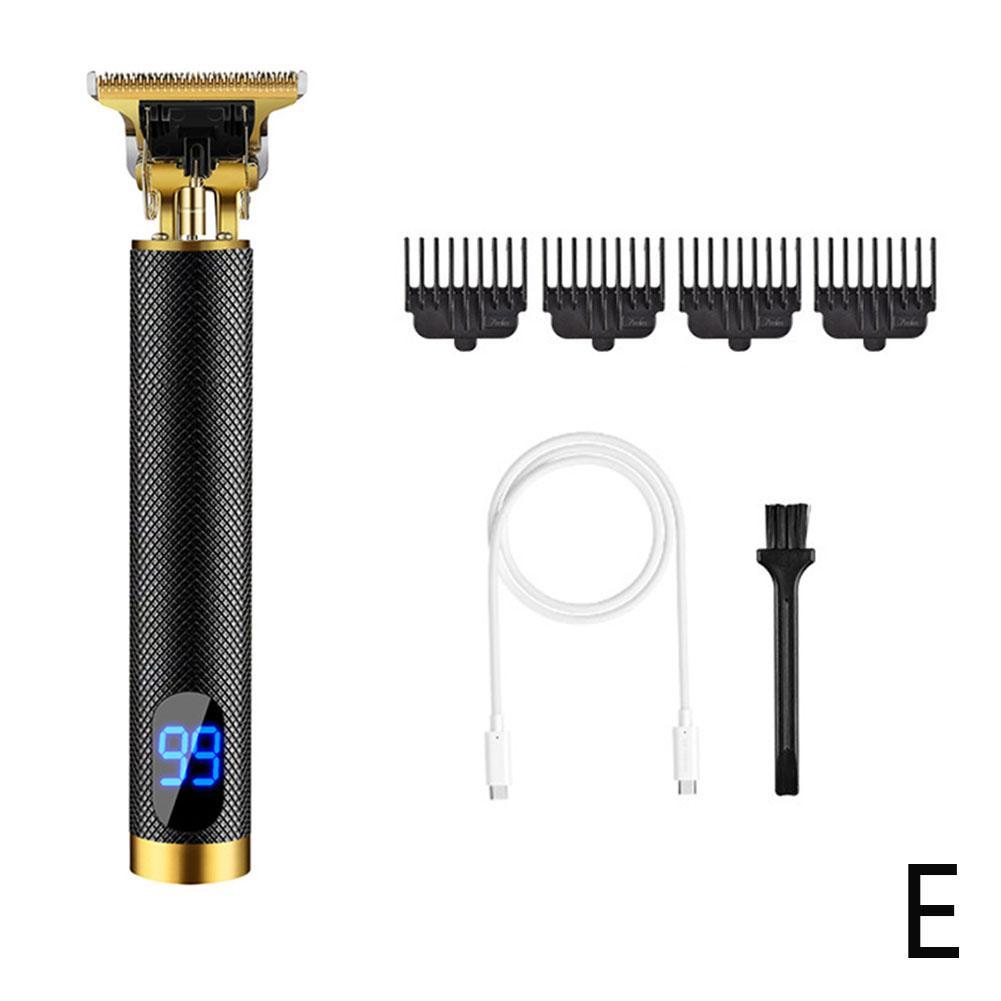 Hair Clippers Electric Cordless Trimmer Cutting Machine Set Barber: E