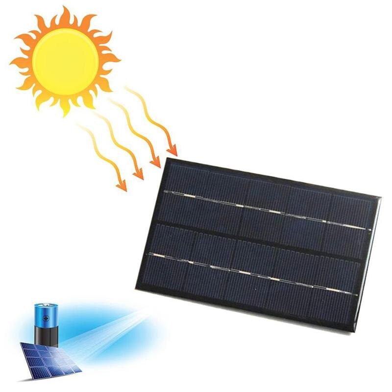2W 5V panneau solaire 88*142mm cellule solaire bricolage Charge batterie sortie USB panneau de câble solaire