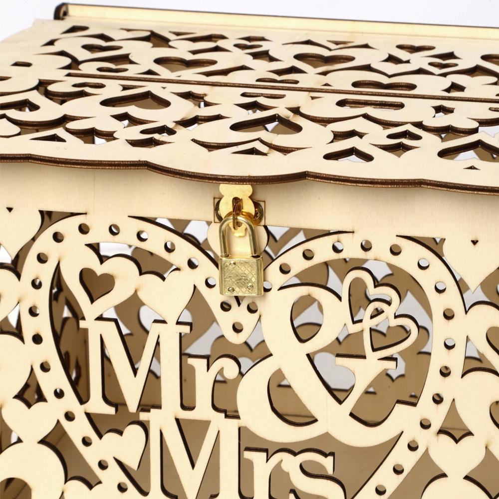 Houten Bewaarbox Bruiloft | Gepersonaliseerd Cadeau Houten Bewaarbox Bruiloft | Gepersonaliseerd Cadeau