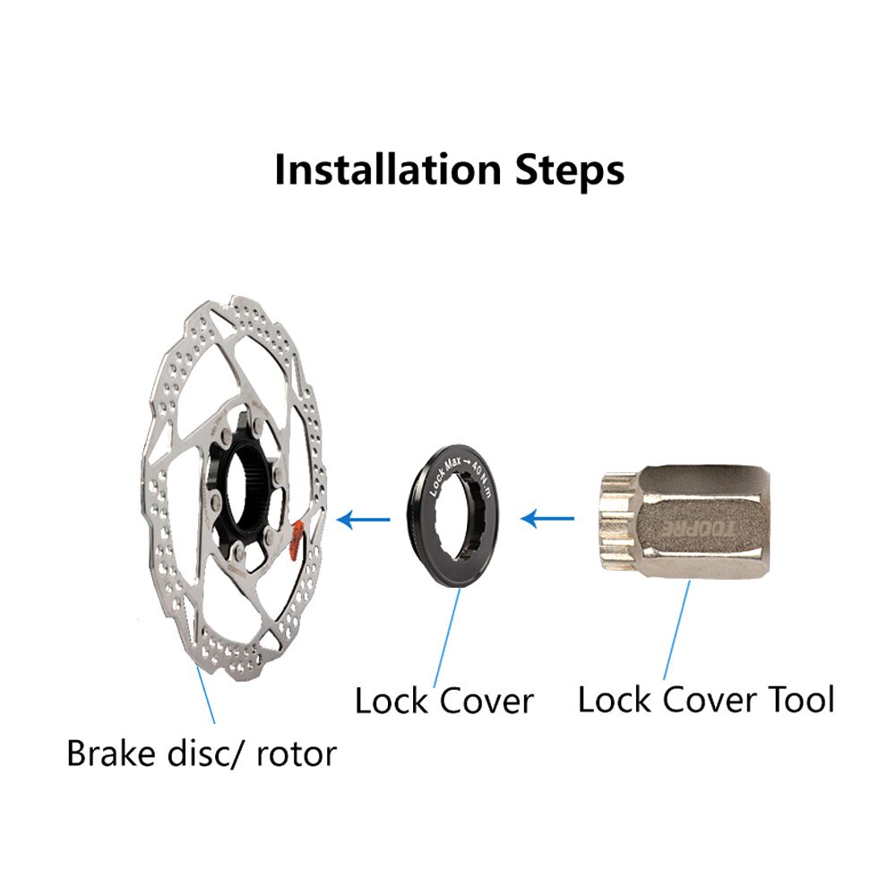 Nutt 2pc centerlock hubs rotor adapter mtb bike center lock disc cover / cap tool sleeve aluminium legering kit til cykeldele