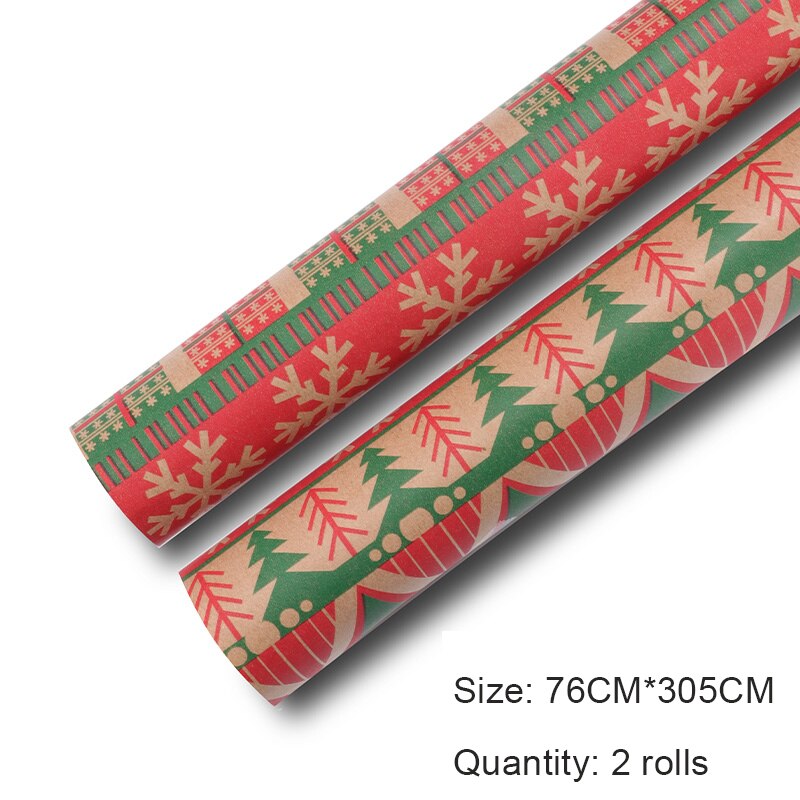 Christmas Wrapping Paper High-end Large Size Package Bouquet Wrapping Box Handmade Diy Material Kraft Paper: 9