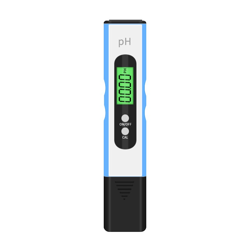 Portable Digital PH Meter Water Tester TDS Meter Pen Medidor 0.0-14.0 PH High Accuracy for Drink Aquarium PH Monitor: White