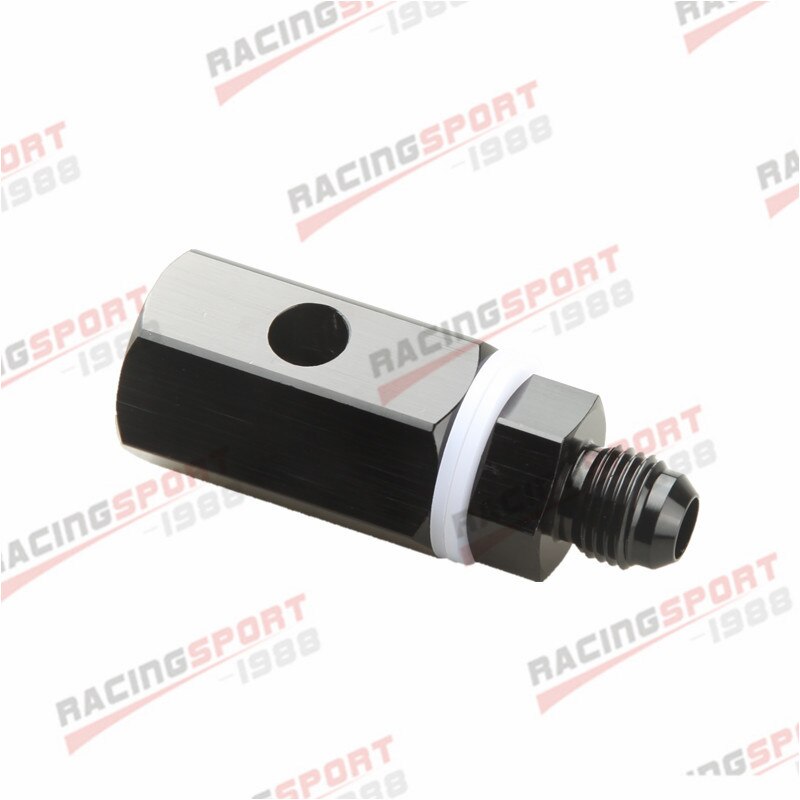 -6 AN AN6 6AN Aluminum Roll Over Vent Valve Tank Mounted Black