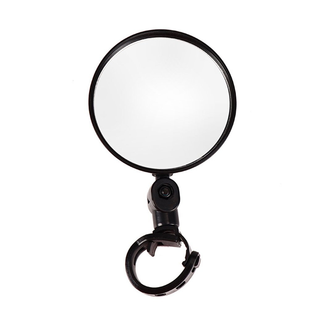 Adjustable Rotatable Cycling Mountain Road Bike Motorcycle Bicycle Rear View Mirror Handlebar Rearview Mirror: Black