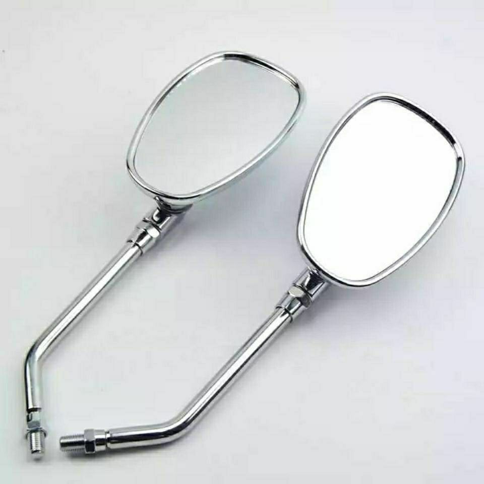 adatto per Haojue Suzuki motociclo HJ125 diamante leopardo d'argento leopardo retrovisore specchio riflettore parte posteriore Visualizza specchio Accessorie
