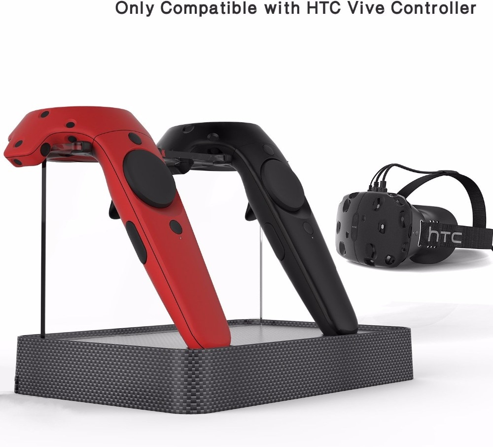 Controller Draadloze Magnetische Adsorptie Opladen Dubbele Laadstation Voor HTC VIVE/PRO VR Controller Dubbel Handvat Opladen