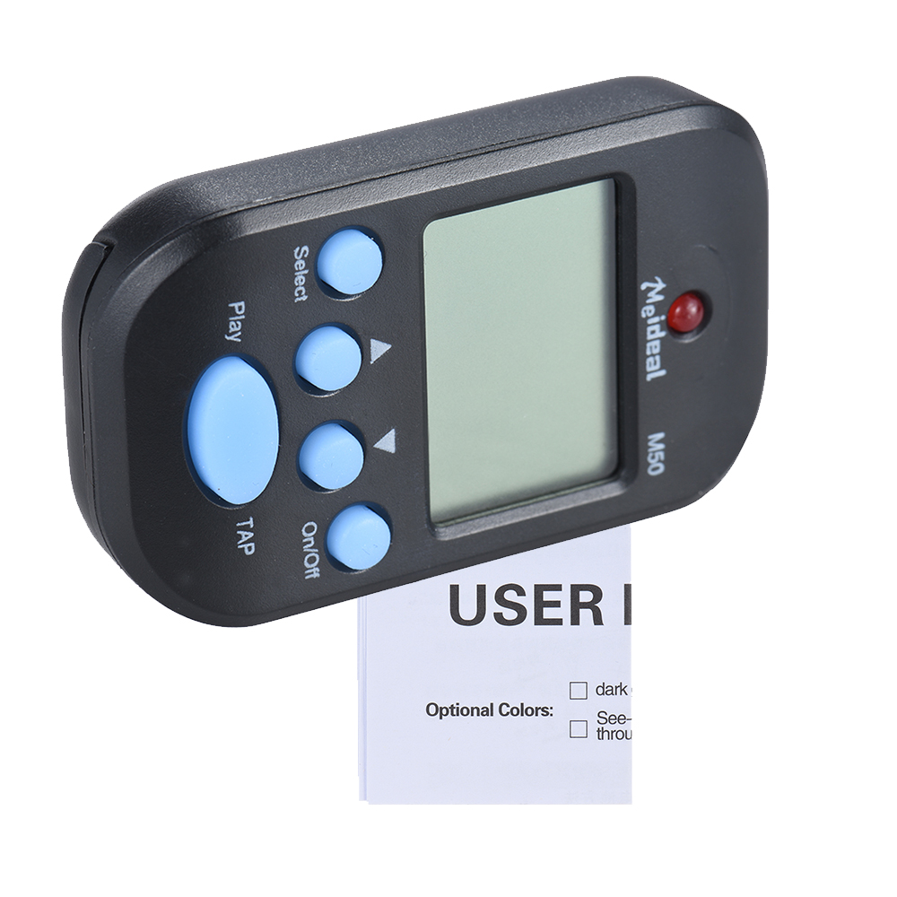 M50 Mini metrónomo con Clip LCD Digital, metrónomo de ritmo para guitarra, violín, bajo, accesorios para instrumentos de cuerda