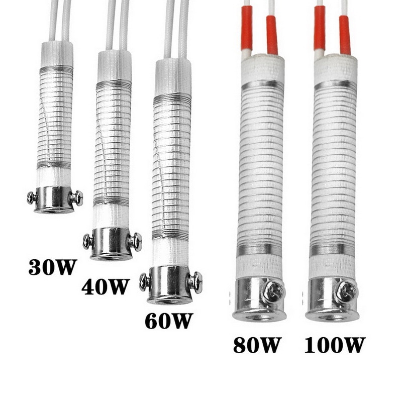 1pc 220v 30w 80w 100w soldeerbout kern verwarmingselement vervanging las metaalbewerkingsgereedschap accessoire voor elektronicaliefhebbers