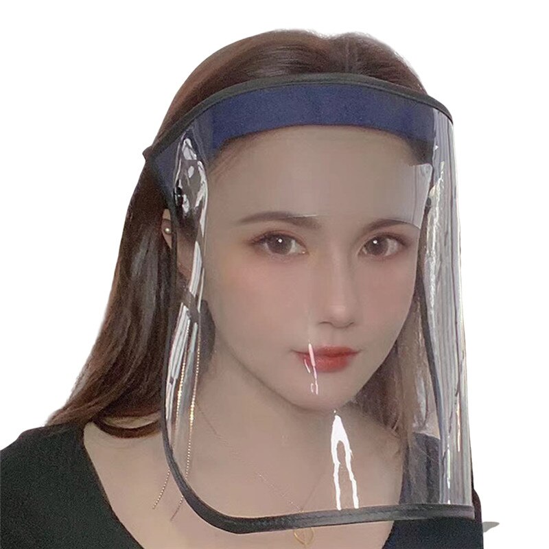 Protective Full Face Shield Safety Isolation Visor Eye Face Protector Shield: Blue