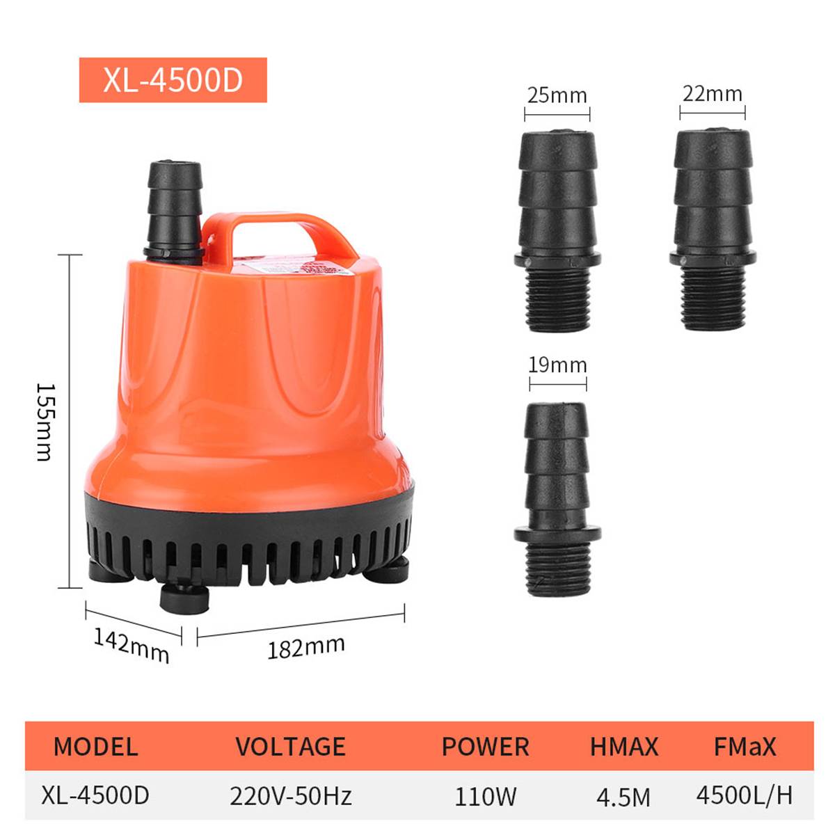 110W Submersible Water Pump Aquarium Fish Pond Tank Bottom suction Spout Control Clean Water change filter manure suction pump