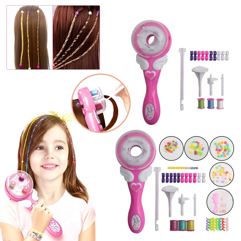 Cute Girl Curler Hair Braid Hair Styling Tools Automatic Hair Braider Styling Tool Chirdren Toys Girls Toys Hair Accessory