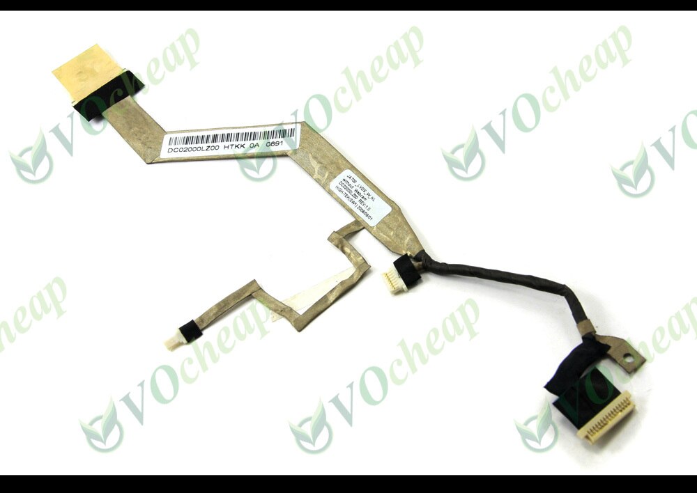Echt LCD flex kabel voor HP EliteBook 2530 p Serie LCD Vedio Kabel (12 ")-DC02000LZ00