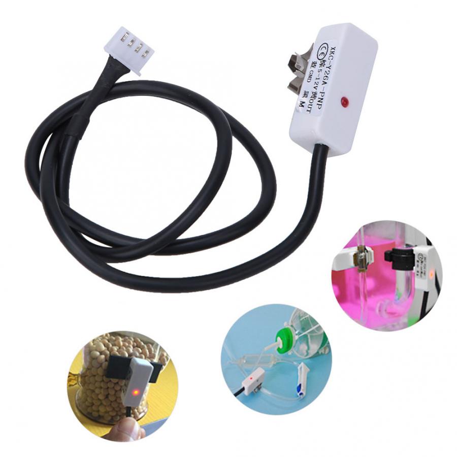 Water Level Detector Liquid Level Sensor 5~12V PNP Output Interface IP65 Capacitive Y26A-PNP